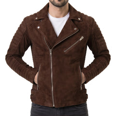 Armand Brown Biker Leather Jacket