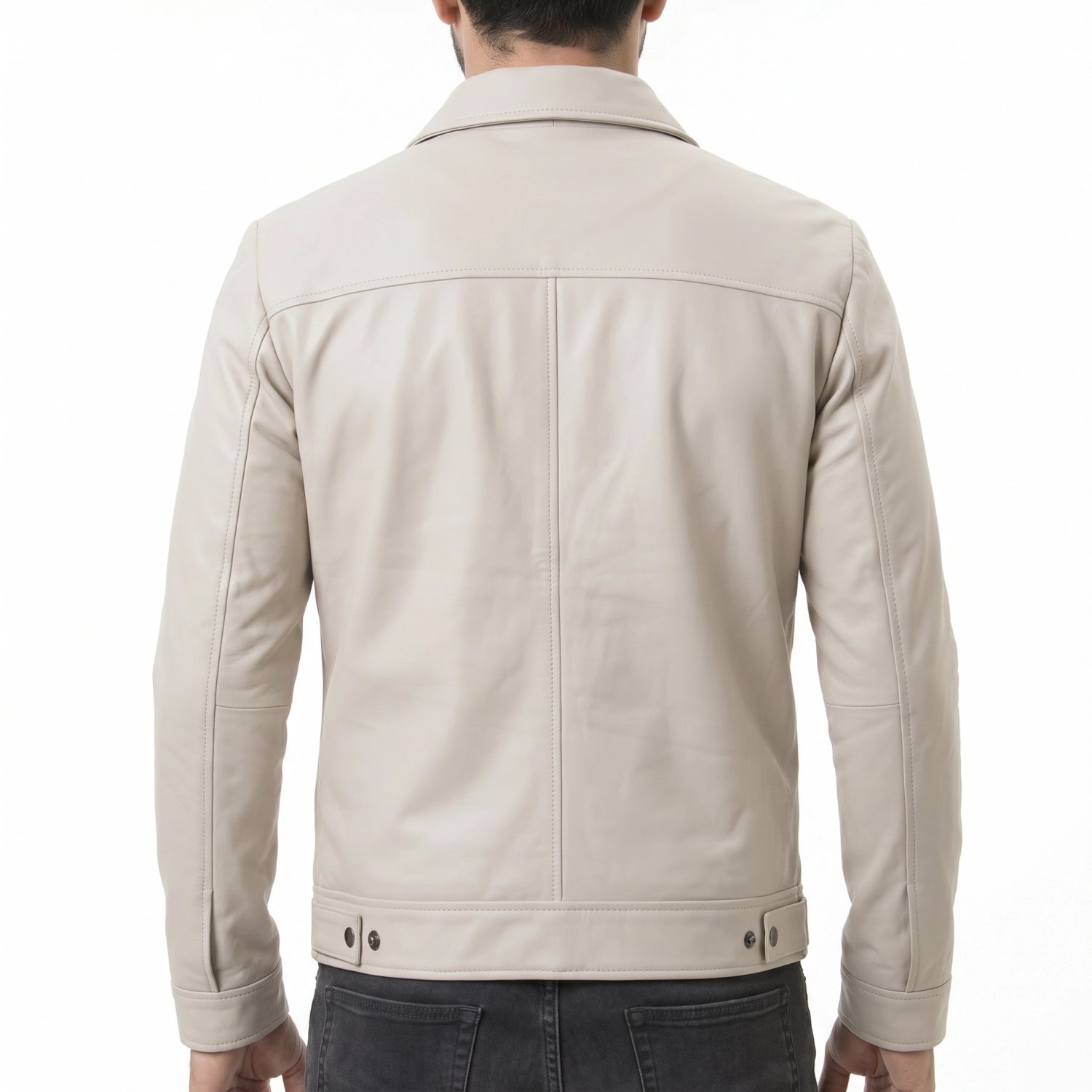 White Leather Jacket
