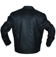 Pelle Pelle Black Biker Jacket -Modern Utility Motorcycle Jacket