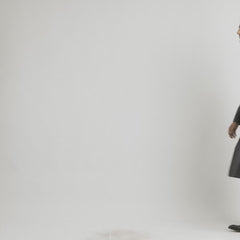 Mateo Single Breasted Leather Coat In Black