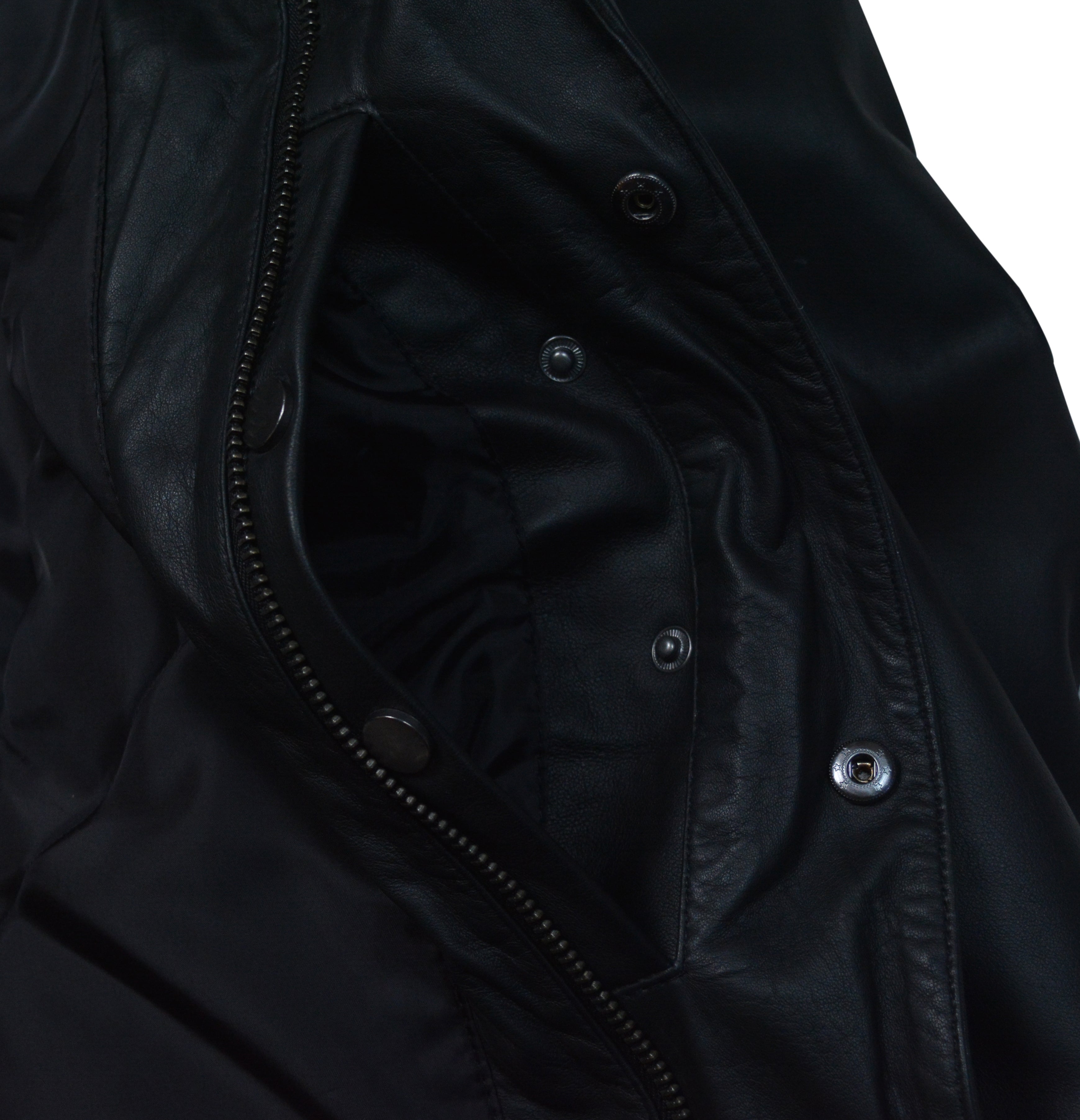 Pelle Pelle Black Biker Jacket -Modern Utility Motorcycle Jacket