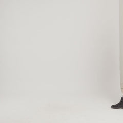Elixir Collarless Leather Jacket In Grey