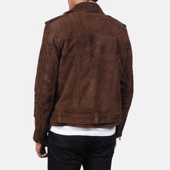 Allaric Alley Suede Biker Jacket Mocha