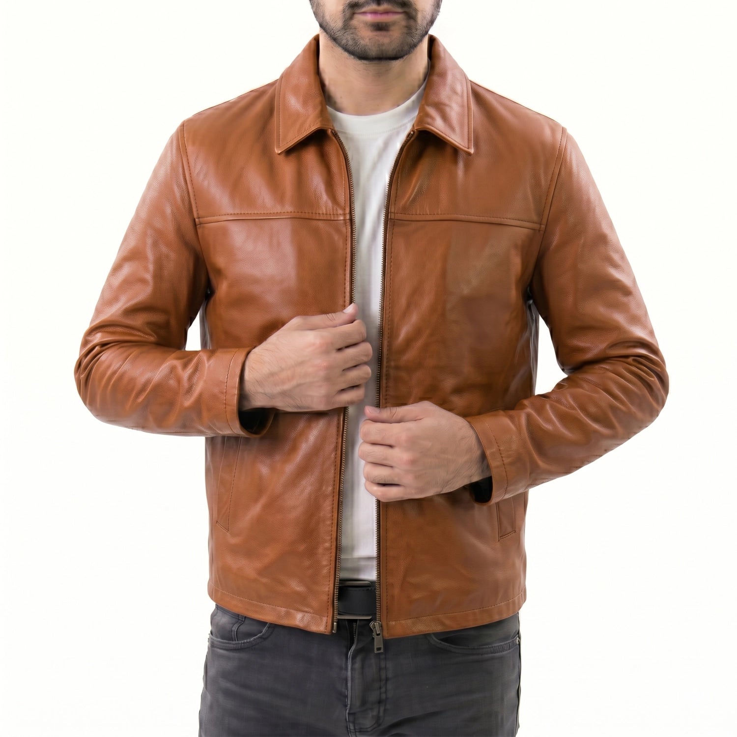 Brown Leather Jacket