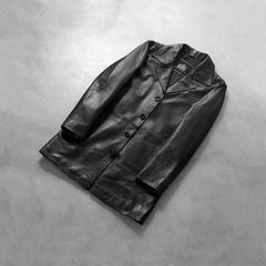 Classmith Coat Made From Black Leather