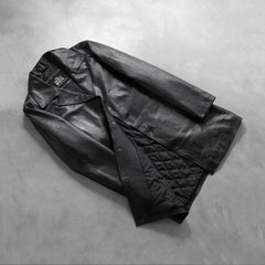 Classmith Coat Made From Black Leather