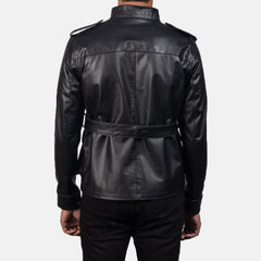 Germain Leather Jacket In Black