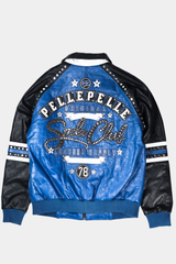 Pelle Pelle Blue Soda Club Leather Jacket