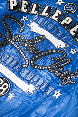 Pelle Pelle Blue Soda Club Leather Jacket