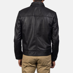 Inferno Leather Jacket In Black