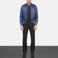 Ramon Bomber Jacket In Blue