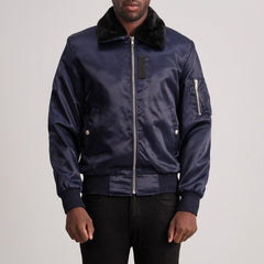 Clyde B-15 Bomber Jacket In Blue