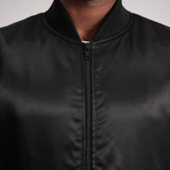 Quinton Ma-1 Bomber Jacket In Black
