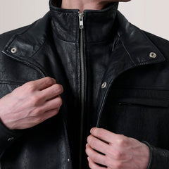 Sean Snuffed Classic Jacket In Black