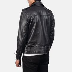Allaric Alley Leather Biker Jacket Black