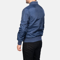 Zack Bomber Jacket In Blue