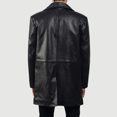 Classmith Coat Made From Black Leather