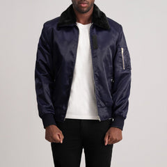 Clyde B-15 Bomber Jacket In Blue