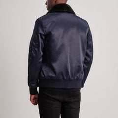 Clyde B-15 Bomber Jacket In Blue