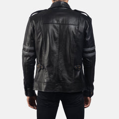 Armstrong Leather Biker Jacket Black