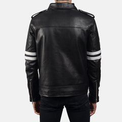 Dragonhide Leather Jacket In Black