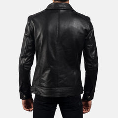 Legacy Biker Jacket Made From Black Leather