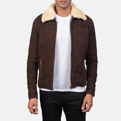 Coffner Jacket In Brown Shearling Fur
