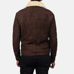 Coffner Jacket In Brown Shearling Fur