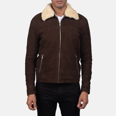 Coffner Jacket In Brown Shearling Fur