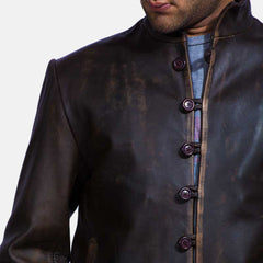 Drakeshire Leather Jacket In Brown