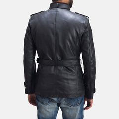 Hunter Leather Jacket In Black