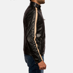 Jack Biker Jacket Made From Black Leather