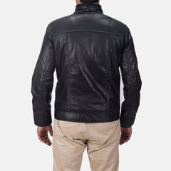 Maurice Leather Jacket In Black