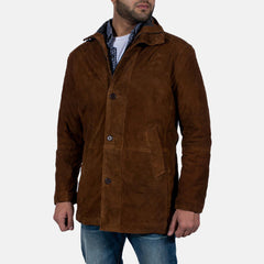 Sheriff Suede Jacket In Brown