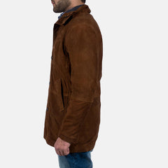 Sheriff Suede Jacket In Brown