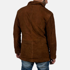 Sheriff Suede Jacket In Brown