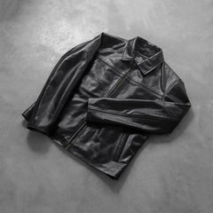 Mystical Leather Jacket In Black