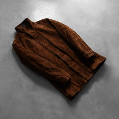 Sheriff Suede Jacket In Brown