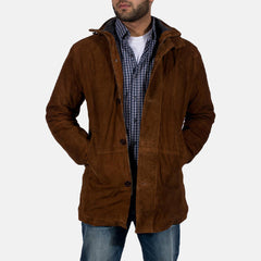 Sheriff Suede Jacket In Brown