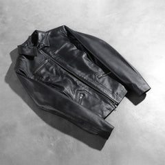 Tomachi Leather Jacket In Black