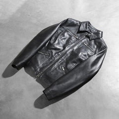 Tomachi Leather Jacket In Black