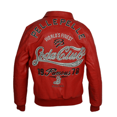Pelle Pelle Red Soda Club Leather Jacket