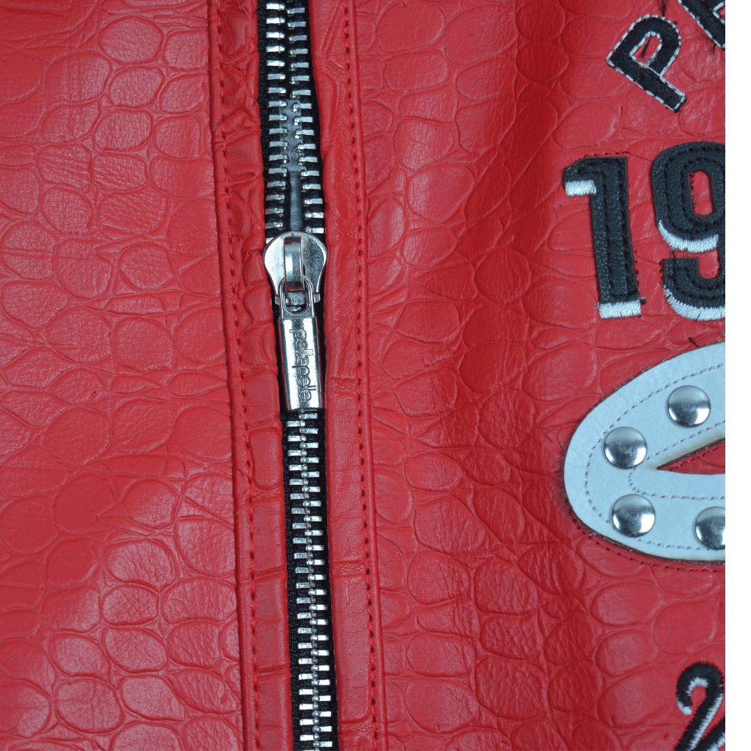 Pelle Pelle Red Soda Club Leather Jacket