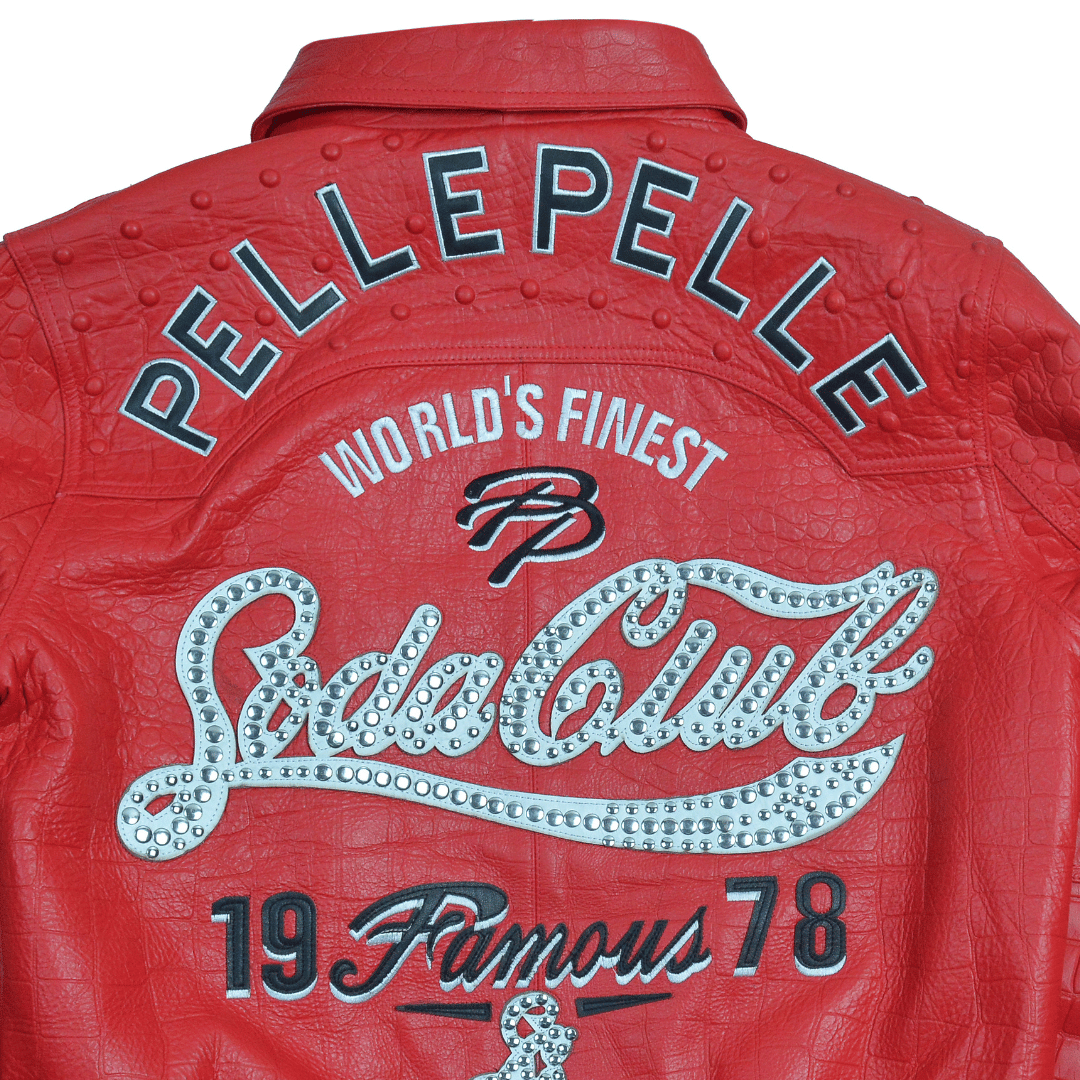 Pelle Pelle Red Soda Club Leather Jacket