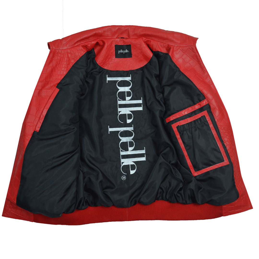Pelle Pelle Red Soda Club Leather Jacket