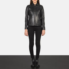 Colette Jacket Crafted In Black Leather