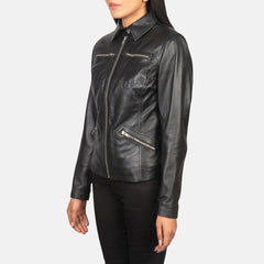 Tomachi Leather Jacket In Black