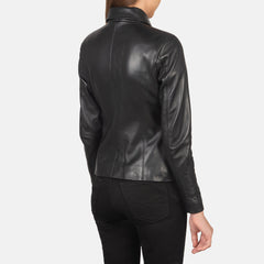 Colette Jacket Crafted In Black Leather