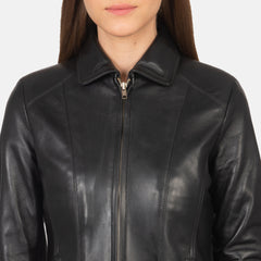 Colette Jacket Crafted In Black Leather
